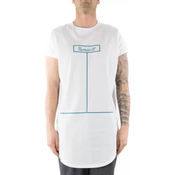 Abbigliamento Uomo T-shirt & Polo Numero 00 t-shirt con stampa uomo bianca Bianco