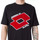 Abbigliamento Uomo T-shirt & Polo Numero 00 x lotto t-shirt nera uomo con logo Nero