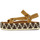 Scarpe Donna Sandali Colors of California sandali platform in camoscio cuoio Marrone
