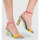 Scarpe Donna Décolleté Kat Maconie sandali multicolor con catena Riri Multicolore