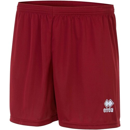 Abbigliamento Bambino Shorts / Bermuda Errea Pantaloni Corti  New Skin Panta Jr Granata Rosso