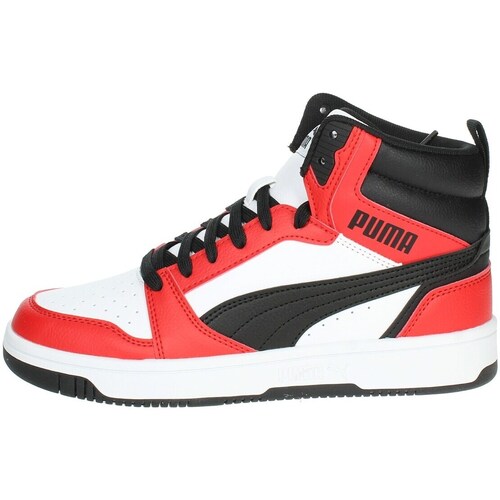 Scarpe Unisex bambino Sneakers alte Puma 393831 Bianco