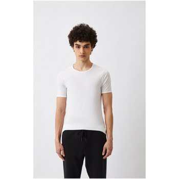 Abbigliamento Uomo T-shirt maniche corte Bikkembergs T-Shirts BKK1UTS01SI - Uomo Bianco