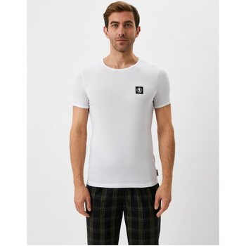 Abbigliamento Uomo T-shirt maniche corte Bikkembergs T-Shirts BKK1UTS07SI - Uomo Bianco