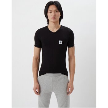 Abbigliamento Uomo T-shirt maniche corte Bikkembergs T-Shirts BKK1UTS08SI - Uomo Nero