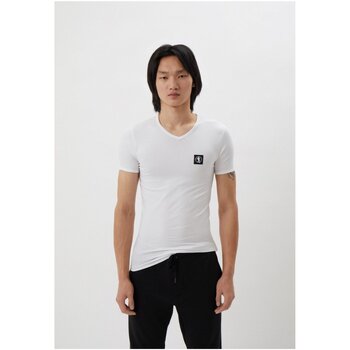 Abbigliamento Uomo T-shirt maniche corte Bikkembergs T-Shirts BKK1UTS08SI - Uomo Bianco
