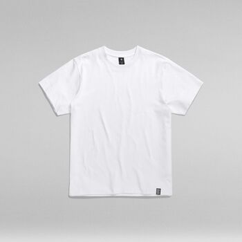 Abbigliamento Uomo T-shirt & Polo G-Star Raw D23471 C784 ESSENTIAL LOOSE-110 WHITE Bianco