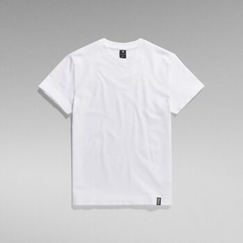 Abbigliamento Uomo T-shirt & Polo G-Star Raw D23690 B287 ESSENTIAL PIQUET-110 Bianco