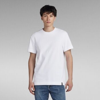 Abbigliamento Uomo T-shirt & Polo G-Star Raw D23690 B287 ESSENTIAL PIQUET-110 Bianco