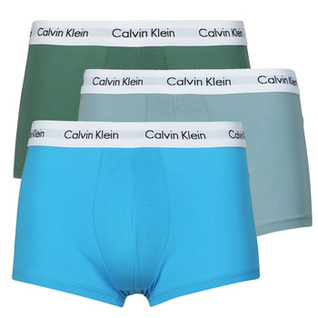 Biancheria Intima Uomo Boxer Calvin Klein Jeans LOW RISE TRUNK X3 Blu / Grigio / Blu