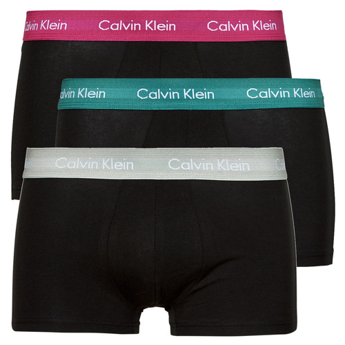 Biancheria Intima Uomo Boxer Calvin Klein Jeans LOW RISE TRUNK 3PK X3 Nero