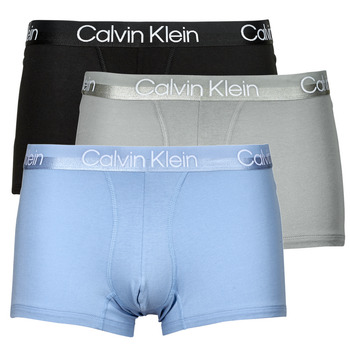 Biancheria Intima Uomo Boxer Calvin Klein Jeans TRUNK 3PK X3 Grigio / Blu / Nero
