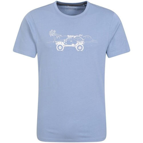 Abbigliamento Uomo T-shirts a maniche lunghe Mountain Warehouse Ocean Drive Blu