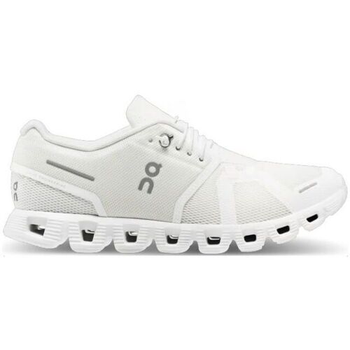 Scarpe Donna Sneakers On Running Scarpe Cloud 5 Donna Undyed-White/White Bianco
