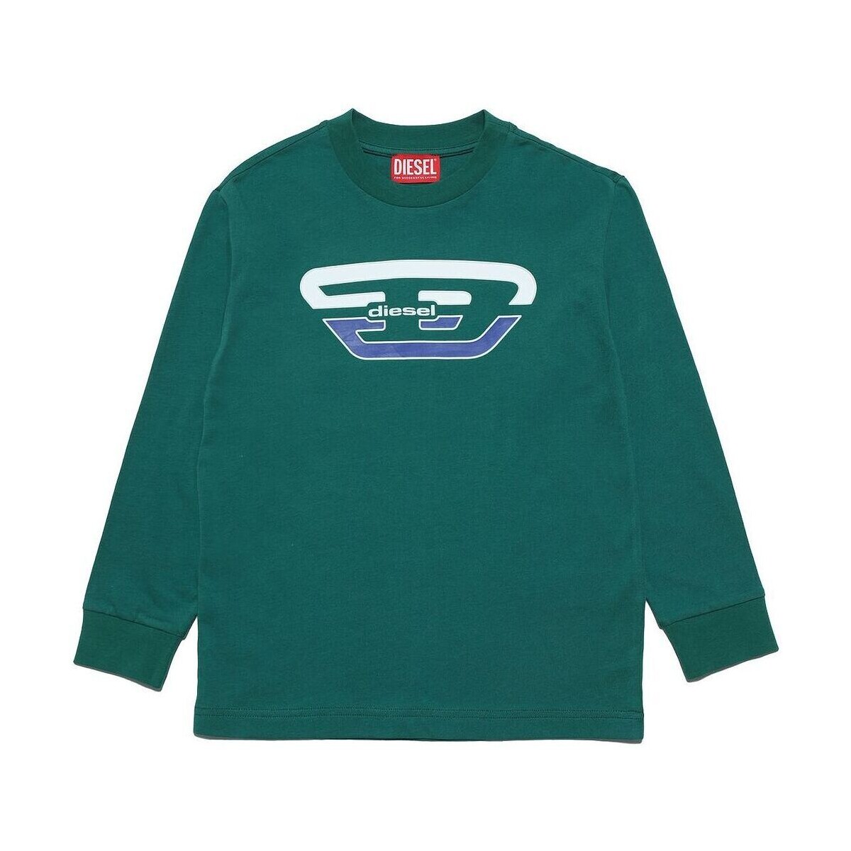 Abbigliamento Unisex bambino T-shirts a maniche lunghe Diesel Maglietta J013780DAYD Verde
