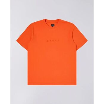 Abbigliamento Uomo T-shirt & Polo Edwin I026745.1WE.TT KATAKANA-TANGERINE TANGO Arancio