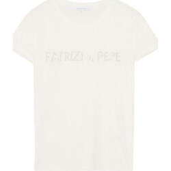 Abbigliamento Donna T-shirt & Polo Patrizia Pepe T-Shirt e Polo Donna  CM1419 J013 W146 Bianco Bianco