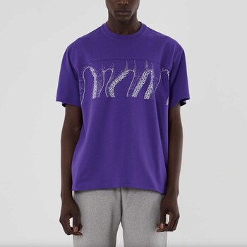Octopus Outline Band Tee Viola
