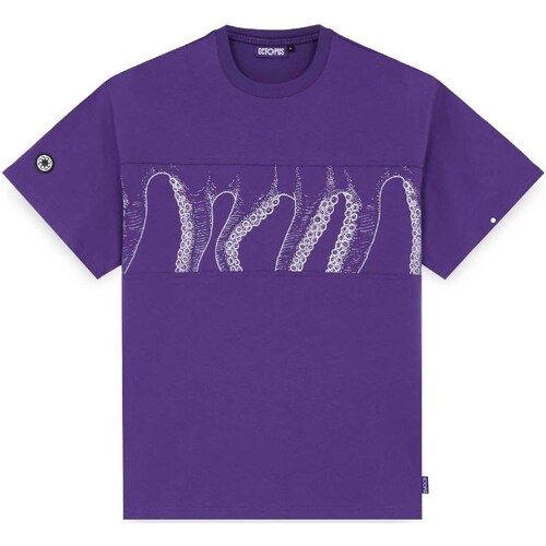 Abbigliamento Uomo T-shirt & Polo Octopus Outline Band Tee Viola