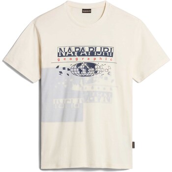 Abbigliamento Uomo T-shirt & Polo Napapijri S-Argus Bianco