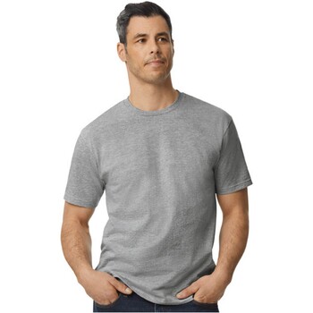 Abbigliamento T-shirts a maniche lunghe Gildan 65000 Grigio