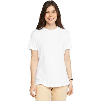 Abbigliamento Donna T-shirts a maniche lunghe Gildan 67000L Bianco