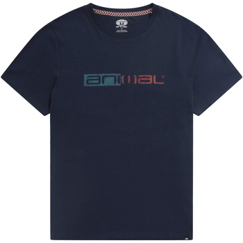 Abbigliamento Uomo T-shirts a maniche lunghe Animal  Blu