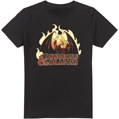 Abbigliamento Uomo T-shirts a maniche lunghe Dungeons & Dragons TV2231 Nero