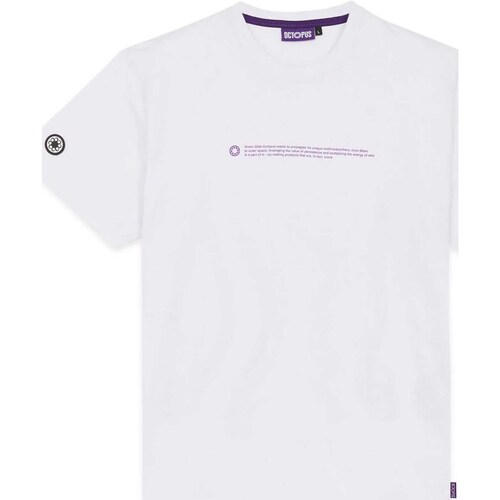 Abbigliamento Uomo T-shirt & Polo Octopus Outline Logo Tee Bianco