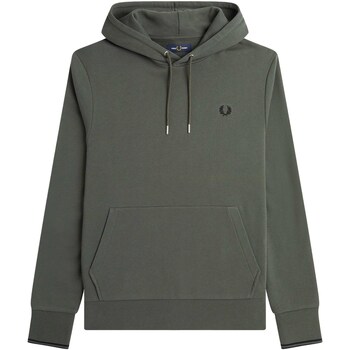 Abbigliamento Uomo Felpe in pile Fred Perry Fp Tipped Hooded Sweatshirt Verde