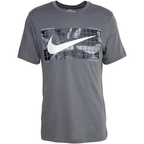 Abbigliamento Uomo T-shirt maniche corte Nike CAMISETA HOMBRE  TEE CAMO FJ2446 Grigio