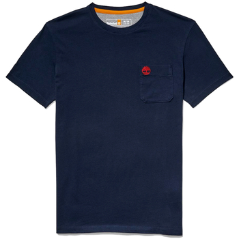 Abbigliamento Uomo T-shirt & Polo Timberland TB0A2CQY4331 Blu