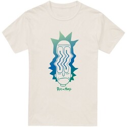 Abbigliamento Uomo T-shirts a maniche lunghe Rick And Morty Trippy Beige