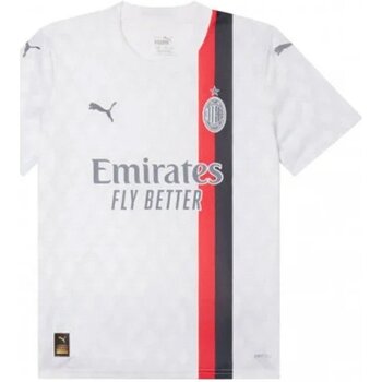 Abbigliamento Unisex bambino T-shirt & Polo Puma Maglia Calcio Bambino Ufficiale AC Milan Away Bianco