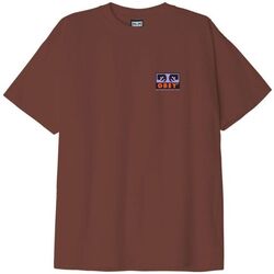 Abbigliamento Uomo T-shirt maniche corte Obey T-shirt Subvert Heavyweight Uomo Sepia Marrone