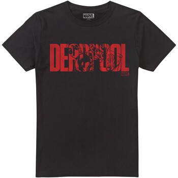 Abbigliamento Uomo T-shirts a maniche lunghe Deadpool Bang Nero