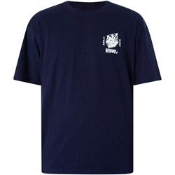 Abbigliamento Uomo T-shirt maniche corte Edwin Proteggi la maglietta Ya Lunge Blu