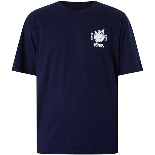 Abbigliamento Uomo T-shirt maniche corte Edwin Proteggi la maglietta Ya Lunge Blu