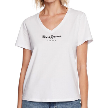 Abbigliamento Donna T-shirt & Polo Pepe jeans PL505482 Bianco