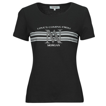 Abbigliamento Donna T-shirt maniche corte Morgan DONNA Nero