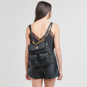 Guess GIULLY FLAP BACKPACK Nero