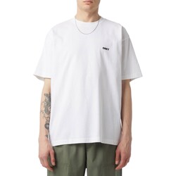 Abbigliamento Uomo T-shirt maniche corte Obey 166913439 Bianco