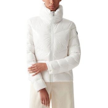 Abbigliamento Donna Giacche Colmar Piumino Con Collo Alto In Tessuto Lucido White Bianco