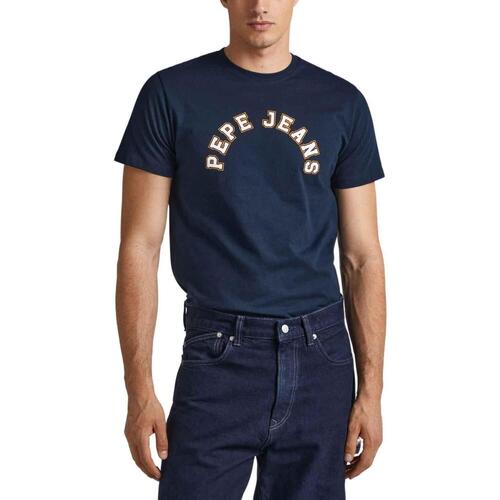 Abbigliamento Uomo T-shirt maniche corte Pepe jeans  Blu