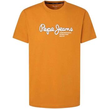 Abbigliamento Uomo T-shirt maniche corte Pepe jeans  Giallo