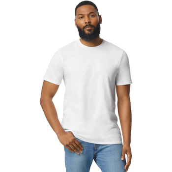Abbigliamento T-shirts a maniche lunghe Gildan 980 Bianco