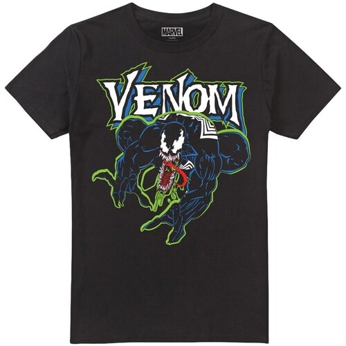 Abbigliamento Uomo T-shirts a maniche lunghe Venom TV2294 Nero