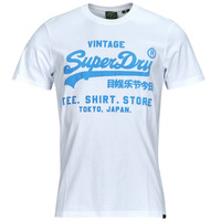 Abbigliamento Uomo T-shirt maniche corte Superdry NEON VL T SHIRT Bianco