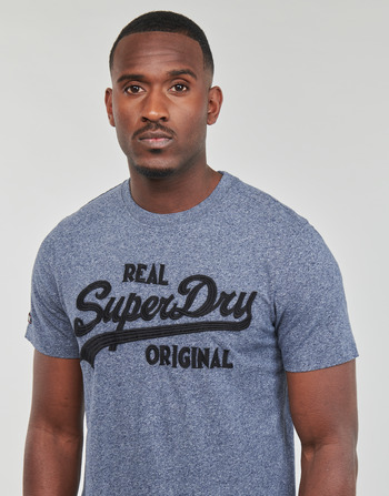 Superdry EMBROIDERED VL T SHIRT Grigio