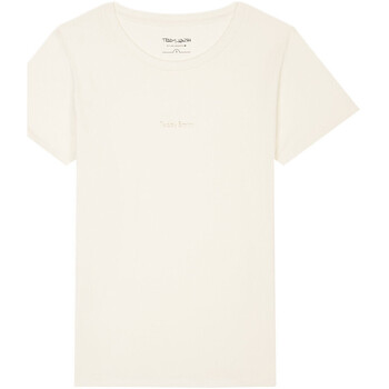 Abbigliamento Bambina T-shirt maniche corte Teddy Smith 51007272D Bianco